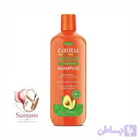 شامپو مو تقویت کننده و آبرسان آووکادو cantu کنتو مناسب موهای فر و مجعد Avocado Hydrating Shampoo حجم ۴۰۰میل اورجینال