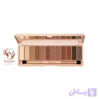 پالت سایه ۱۲ رنگ با براش مدل Burgundy Palette اورجینال