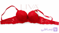سوتین زنانه تک ابری کاپ A گیپور فنر دار کاپ ابری ضخیم و یکدست