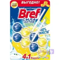قرص خوشبو کننده و ضدعفونی کننده توالت فرنگی برف (Bref) مدل توپی - بسته 8 عددی