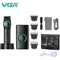 ست حرفه‌ای آرایشگری و اصلاح VGR مدل V-977 و V-377