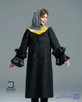مانتو  مجلسی آستین گُل
