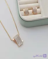 نیم ست تمام نگین متوازی الاضلاع ژوپینگ