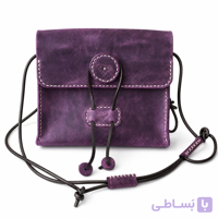 کیف چرمی دست‌دوز «پیچک» | چرم طبیعی گاوی افکتی | گالری چرم شیلان