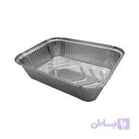 ظرف یکبار مصرف آلومینیومی نیم پرس 50 میکرون