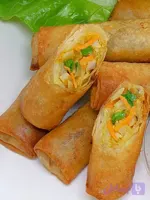 رول مرغ و سبزیجات