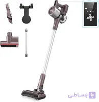 جاروبرقی عصایی شارژی EUREKA AK10 Pet مدل 5 در 1، موتور BLDC قدرتمند 450 وات، فیلتر HEPA، باتری 29.6 ولت با کارکرد تا 60 دقیقه، مکش 150AW، نمایشگر LED هوشمند