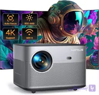 ویدئو پروژکتور هوشمند WiMiUS P64 پشتیبانی 4K و فوکوس خودکار