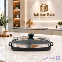 تابه گریل گرد چدن گرانیت سایز 28 M.J