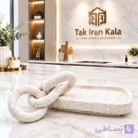 زنجیر دکوراتیو سنگی سنگ تراورتن کد 620