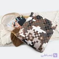 کیف زنانه چهارخونه اسپرت رنگبندی