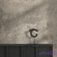 کاغذ دیواری طرح پتینه نقره‌ای کد ۱۱۰۹۷