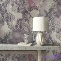 کاغذ دیواری طرح هندسی بنفش کد ۱۱۰۹۶