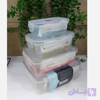 سرویس 4 تیکه ظرف نگهدارنده غذا ویرو