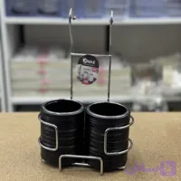 جا قاشقی اویز دوقلو کوتینگ مدل دنیرو کوتاه