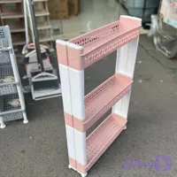 نظم دهنده چرخدار باریک 3 طبقه(حمام، توالت، شوینده)