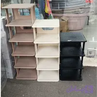 جا کفشی اپارتمانی تو کمدی پلاستیکی 3 طبقه