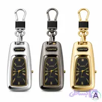 فندک جاکلیدی فلزی چندکاره (طرح ساعت) مدلB0F5GQW6KN