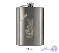 هیپ فلاسک استیل(قمقمه جیبی) طرح دار مدل 9.10.12OZ (کد KSOZP)