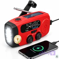 رادیو چند کاره شارژی خورشیدی و هندلی مدل SCR