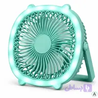 پنکه رومیزی شارژی LED دار مدل Gentle Breeze