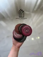 آینه جیبی چرم با طرح و رنگ و دلخواه | عمارت ماندگار