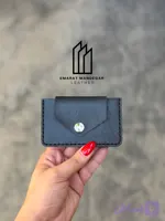 جا کارتی چرمی آکاردئونی دکمه دار مدل پیکسل | عمارت ماندگار