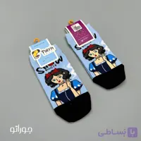 جوراب مچی نخ پنبه پاتریس مدل سفید برفی