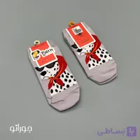 جوراب مچی نخ پنبه پاتریس مدل سگ عینکی