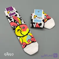 جوراب ساقدار نخ پنبه پاتریس مدل خرگوش کوک