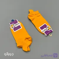 جوراب مچی نخ پنبه پاتریس نارنجی