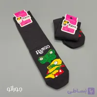 جوراب ساقدار نخ پنبه پاتریس مدل رنگو