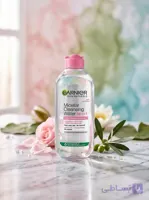 میسلار واتر گارنیر صورتی Skin Naturals مدل All-in-1