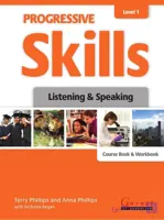 کتاب Progressive Skills Level 4 Listening Speaking Student’s Book and Workbook (مهارت‌های پیش‌رونده سطح ۴، لیسنینگ و اسپیکینگ، کتاب دانش‌آموز و کتاب کار) نسخه