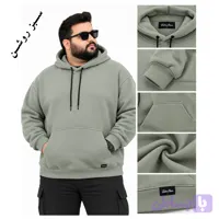 هودی کلاه‌دار سایز بزرگ داخل کرکی