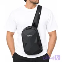 بادی‌بگ (کیف سینه) هاردشیل ۳D طرح BG با قفل رمزدار