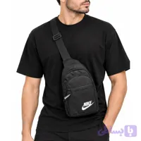 بادی‌بگ (کیف سینه) طرح Nike مشکی