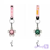 جاکلیدی و آویز کیف فانتزی طرح لاک‌پشت 5 سانتی