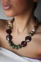 گردنبند مهره سبز