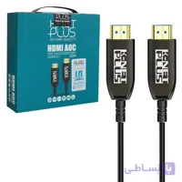کابل HDMI 8K فیبر نوری کی نت پلاس KP-A159 طول 20 متر