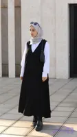 سارافون یقه هفت کرپ مرویجت