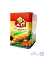 روغن نباتی نیمه جامد گلناز ذرت حلب ۵ کیلویی