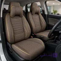 روکش صندلی چرمی تیبا 2 مدل موکا