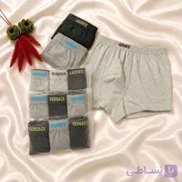 شورت مردانه نیم پا ملانژ پک 3 عددی