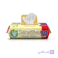 دستمال مرطوب نوزاد Bii Wipes Sensitive بسته ۹۰ عددی