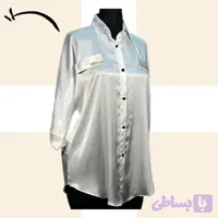شومیز مدل شنل پارچه ساتن