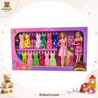 عروسک دو باربی با لباس کد wx249