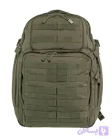 کوله پشتی تاکتیکال ۵.۱۱ (5.11 Tactical) مدل Rush 24 2.0 رنگ سبز رنجر (Ranger Green)، ظرفیت ۳۷ لیتر
