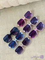 عینک شیشه دودی مربع