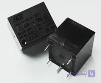 رله 12 ولت 10 آمپر 5 پایه تک کنتاکت HKE مدل HRS4H-S-DC12V